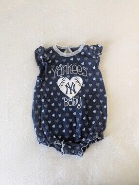NY Yankees Baby Romper - 3-6 Months